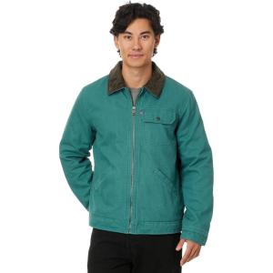 Levi’s Men’s Workwear Cotton Canvas Corduroy Collar Depot Jacket(Atlantis Quilt Lined)