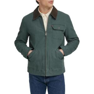 Levi’s Men’s Workwear Cotton Canvas Corduroy Collar Depot Jacket(Urban Chic Quilt Lined)