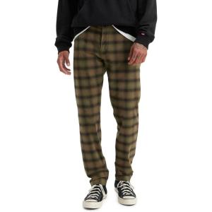 Levi’s Mens Xx Standard Tapered Chino Pants (Also Available in Big & Tall)((New) Clyde Plaid Meteorite)
