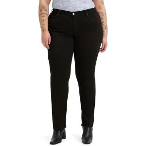 Levi’s Women’s 314 Shaping Straight Jeans (Also Available in Plus)((New) Soft Black 2)