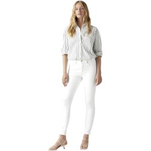 Levi’s Women’s 721 High Rise Skinny Jeans(Soft Clean White)