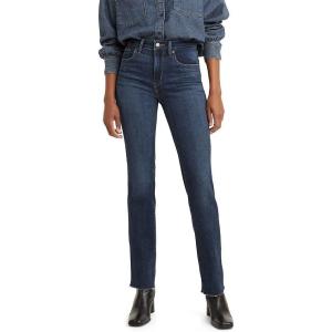 Levi’s Womens 724 High Rise Straight Jeans(Chelsea Hour – Dark Indigo)