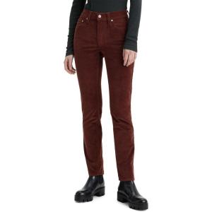 Levi’s Womens 724 High Rise Straight Jeans(Decadent Chocolate)