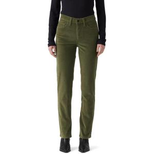 Levi’s Womens 724 High Rise Straight Jeans(Ivy Green (Corduroy – Stretch))