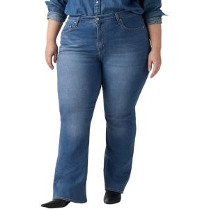 Levi’s Women’s 725 High Rise Bootcut Jeans (Also Available in Plus)((New) Eternal Indigo Mid)