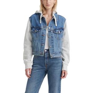 Levi’s Women’s Hybrid Trucker Jacket(Mixed Emotion)