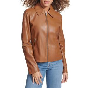 Levi’s Womens Laydown Collar Racer Jacket(Toffee)