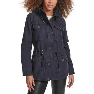 Levi’s Women’s Lightweight Cotton Military Jacket (Standard & Plus Sizes)(Navy)