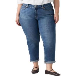 Levi’s Women’s Mid-Rise Boyfriend Jeans (Plus Size)((New) So on (Stretch))