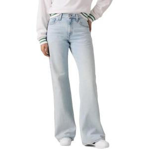 Levi’s Women’s Middy Loose Boot Jeans((New) Abraided Art (Non-stretch))