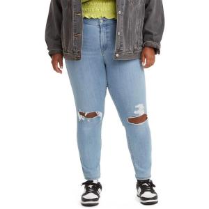 Levi’s Women’s Plus Size 721 High Rise Skinny Jeans(Lapis Link – Light Indigo)