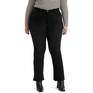 Levi’s Women’s Plus-Size 315 Shaping Bootcut Jean(Soft Black)