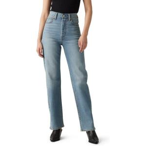 Levi’s Women’s Ribcage Straight Full Length Jeans(Ringing Bells (Stretch))