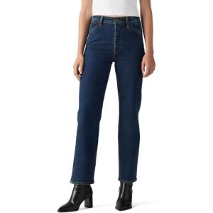 Levi’s Women’s Riveted Ribcage Straight Ankle Jeans(Silver Lode)
