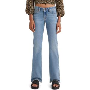 Levi’s Womens Superlow Boot Jeans(Medium Indigo Destructed)
