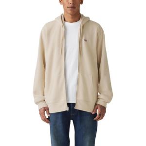Levi’s mens Core Zip Up Hoodie (Also Available in Big & Tall)(Fog)