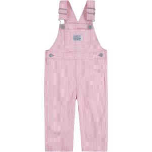 Levi’s unisex-baby And Toddler Overall(Pink/Bright White)
