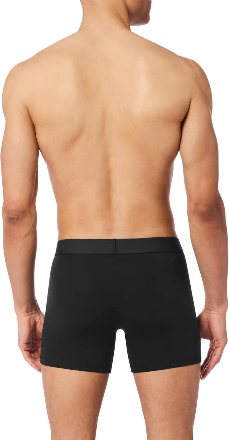 imageLevis Mens 10pack Boxer Brief Soft Cotton Tagfree Breathable ComfortBlack Combo