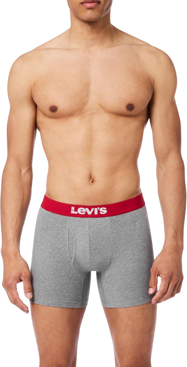 imageLevis Mens 10pack Boxer Brief Soft Cotton Tagfree Breathable ComfortBlackGreyWhite Combo