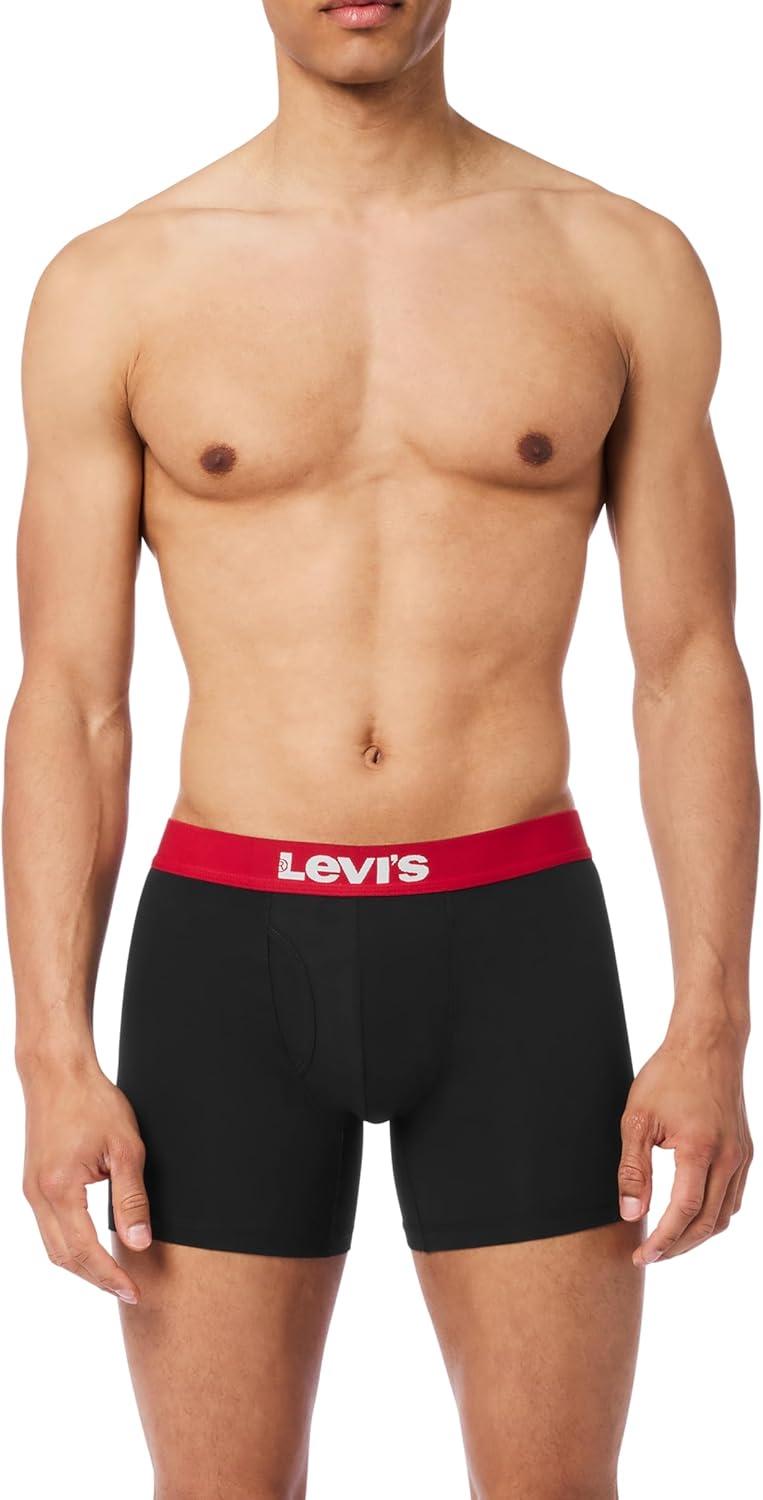imageLevis Mens 10pack Boxer Brief Soft Cotton Tagfree Breathable ComfortBlackGreyWhite Combo