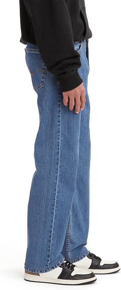 imageLevis Mens 505 Regular Fit Jeans Also Available in Big amp TallBlue Thrift Medium Indigo Stonewash