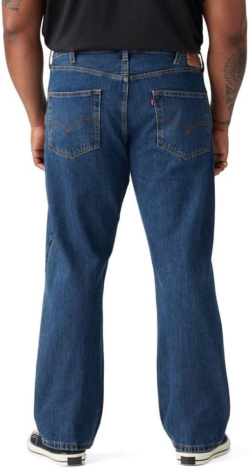 imageLevis Mens 505 Regular Fit Jeans Also Available in Big amp TallDark Stonewash