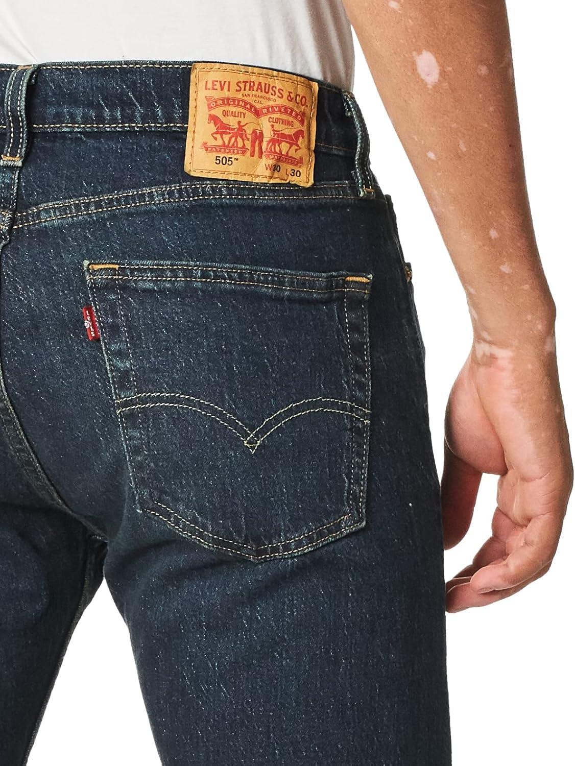 imageLevis Mens 505 Regular Fit Jeans Also Available in Big amp TallDurian Tint Stretch