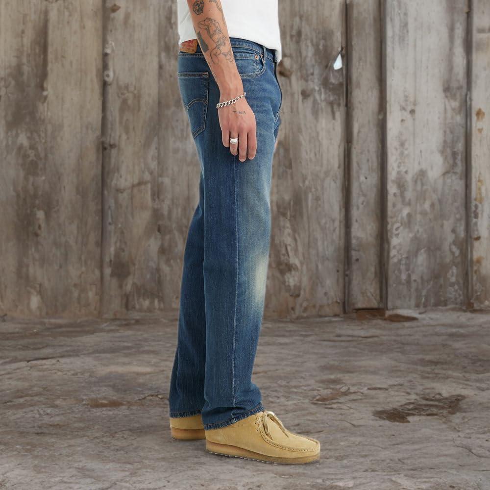 imageLevis Mens 505 Regular Fit Jeans Also Available in Big amp TallLet It Lie