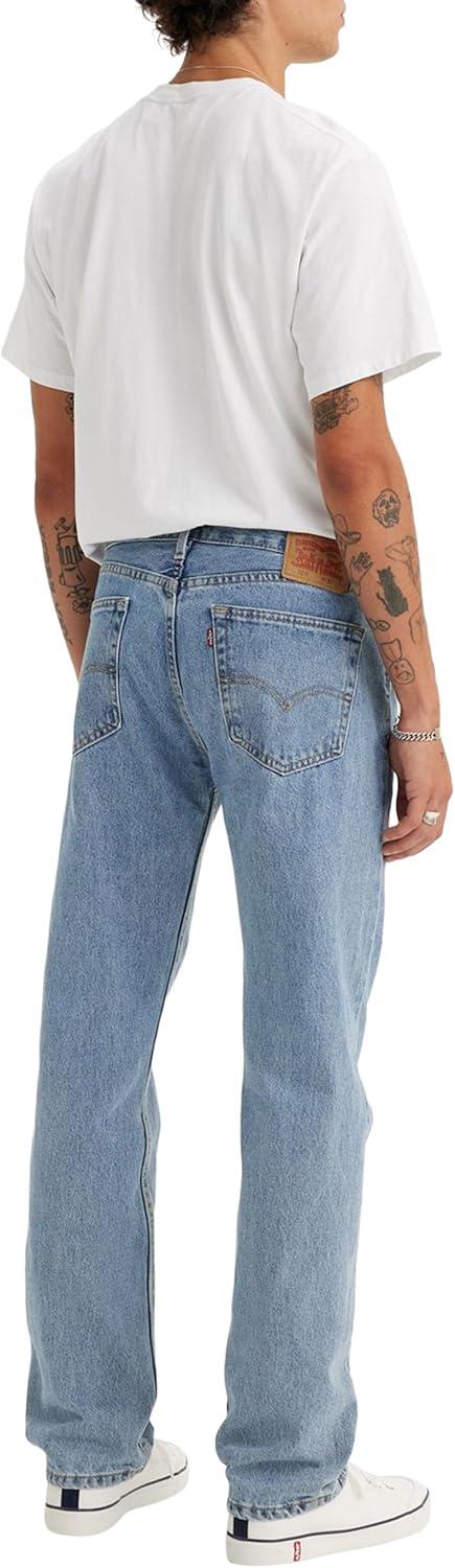 imageLevis Mens 505 Regular Fit Jeans Also Available in Big amp TallLight Stonewash