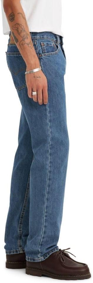 imageLevis Mens 505 Regular Fit Jeans Also Available in Big amp TallMedium Stonewash