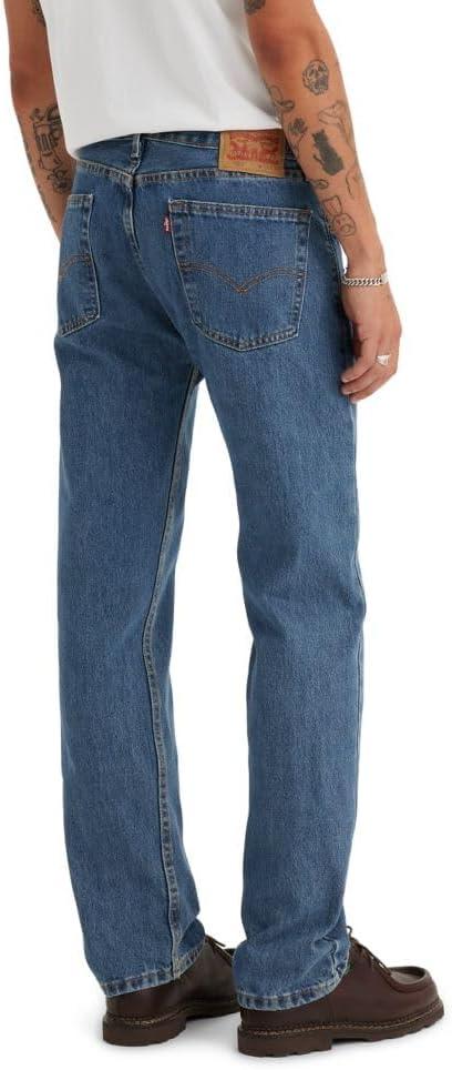 imageLevis Mens 505 Regular Fit Jeans Also Available in Big amp TallMedium Stonewash