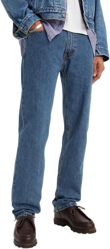 imageLevis Mens 505 Regular Fit Jeans Also Available in Big amp TallMedium Stonewash