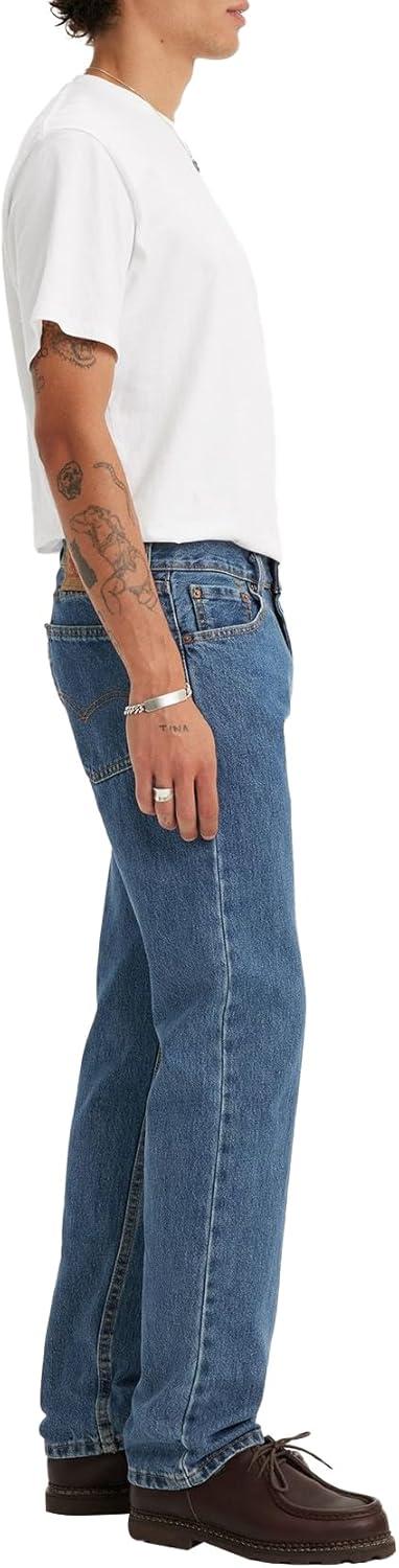 imageLevis Mens 505 Regular Fit Jeans Also Available in Big amp TallMedium Stonewash