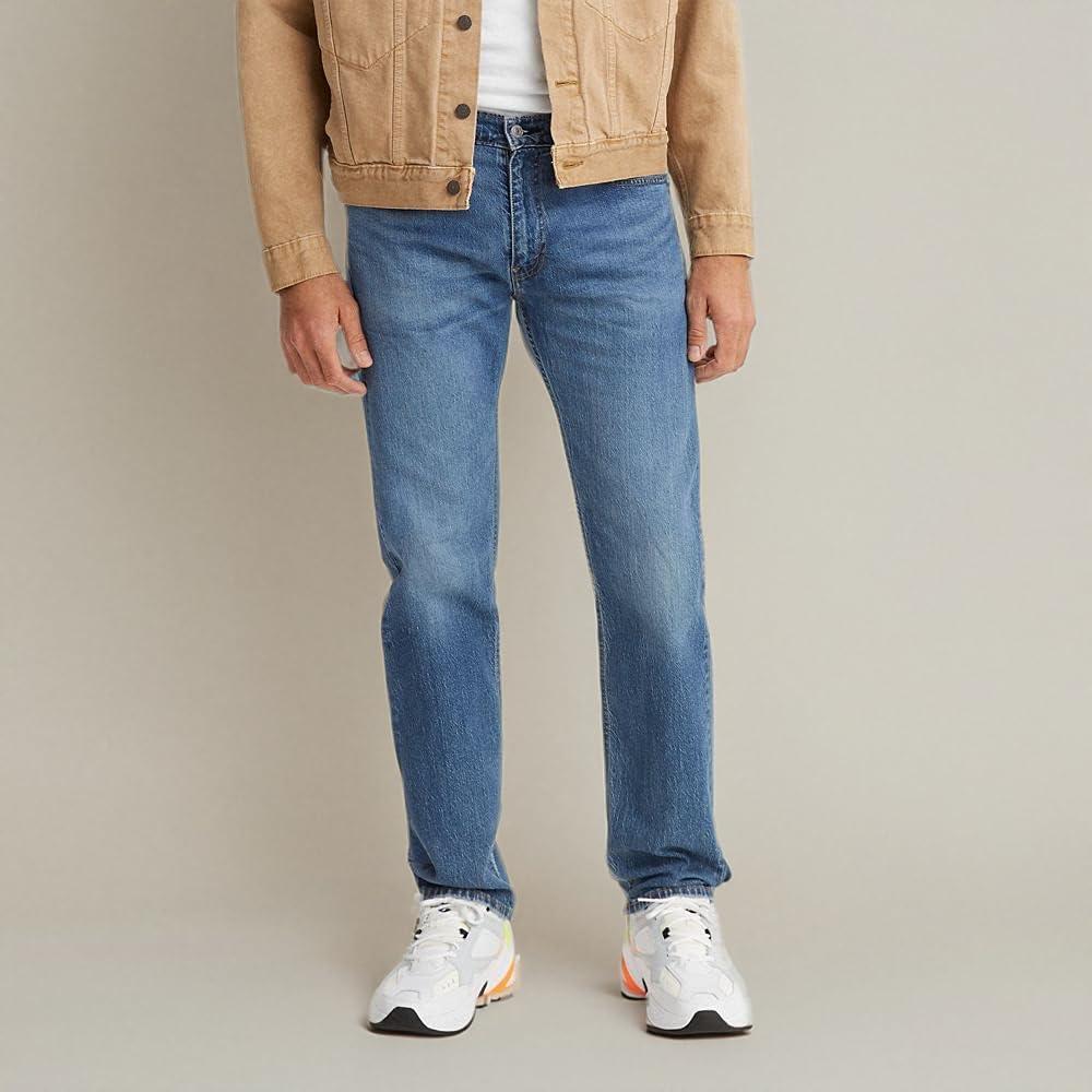 imageLevis Mens 505 Regular Fit Jeans Also Available in Big amp TallNew Fremont Drop Shot Medium Indigo
