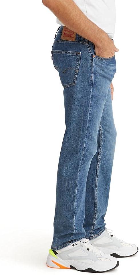 imageLevis Mens 505 Regular Fit Jeans Also Available in Big amp TallNew Fremont Drop Shot Medium Indigo