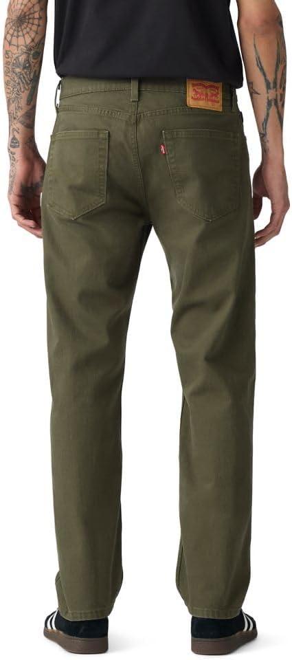 imageLevis Mens 505 Regular Fit Jeans Also Available in Big amp TallNew Olive Night Denim Stretch