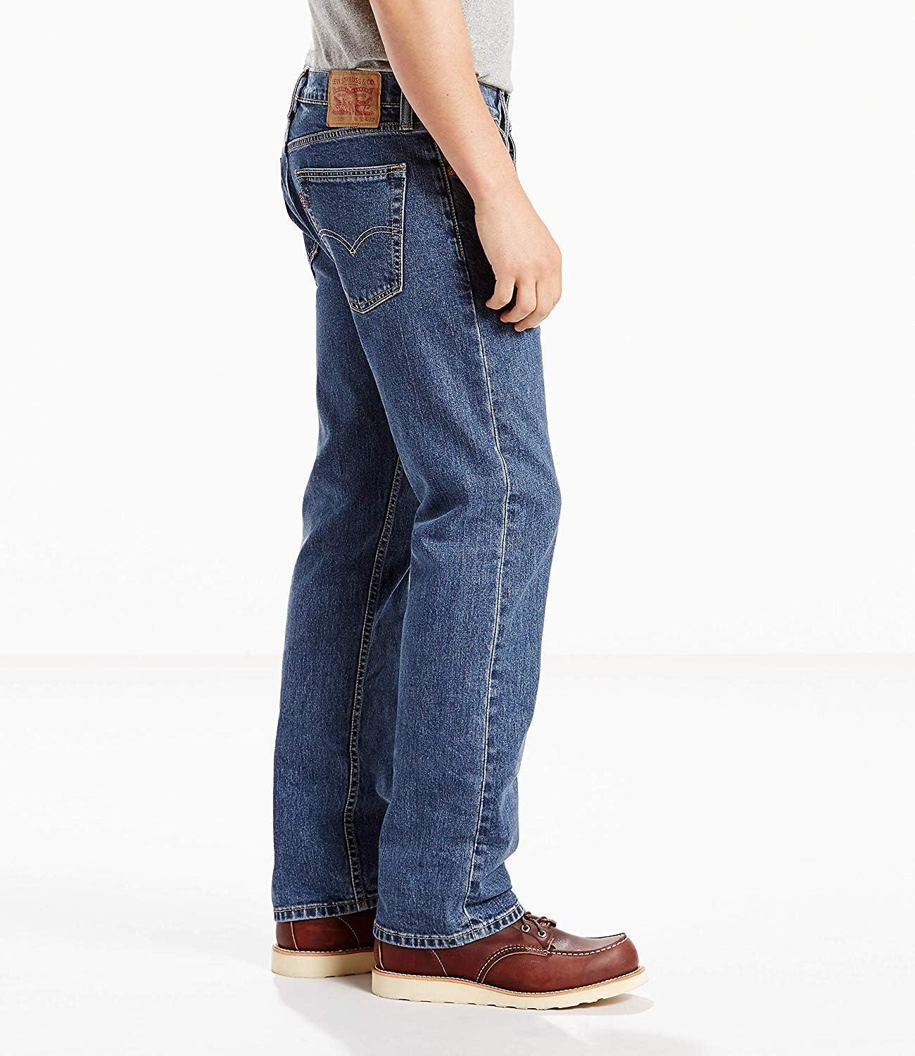 imageLevis Mens 505 Regular Fit Jeans Also Available in Big amp TallStonewashStretch
