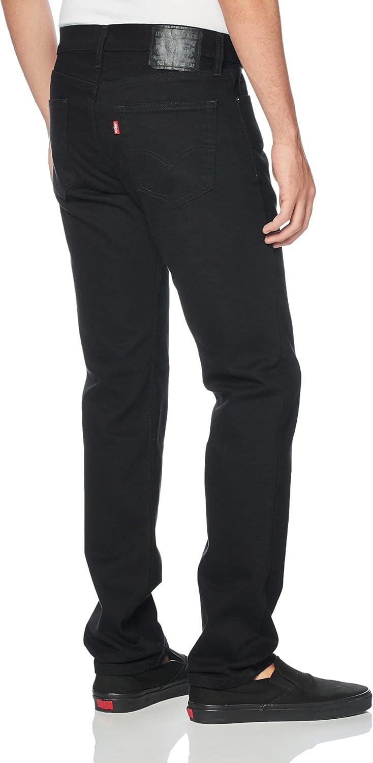 imageLevis Mens 511 Slim Fit Jeans Also Available in Big amp TallNative Cali Black Stretch