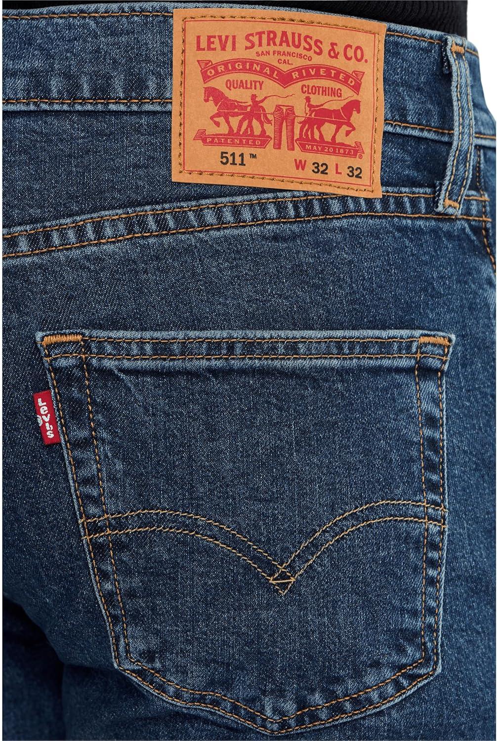imageLevis Mens 511 Slim Fit Jeans Also Available in Big amp TallNew All My Thoughts Medium Stretch