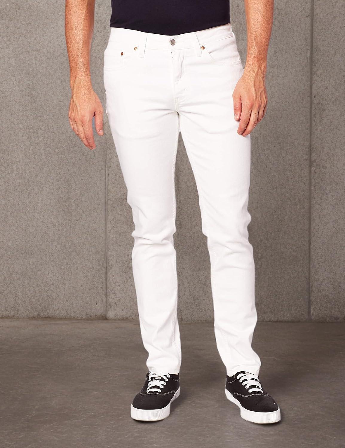 imageLevis Mens 511 Slim Fit Jeans Also Available in Big amp TallNew Castilleja White Advanced Stretch