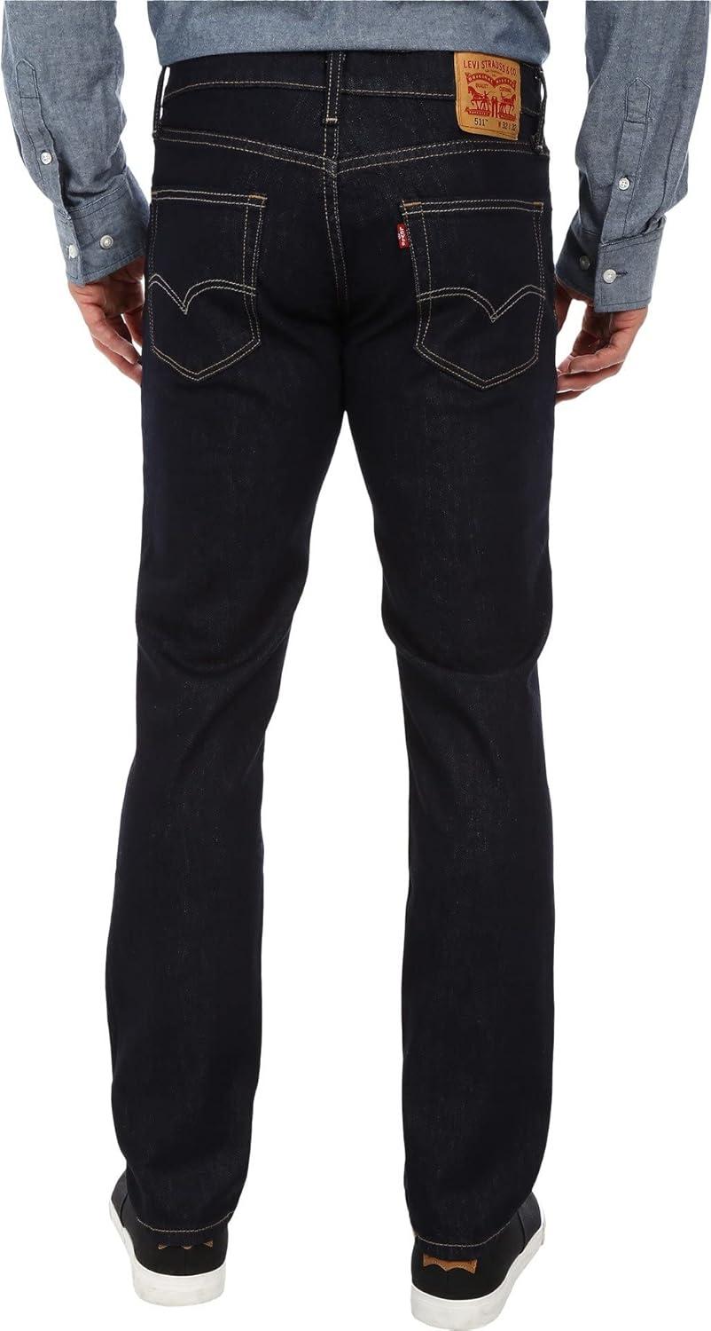 imageLevis Mens 511 Slim Fit Jeans Also Available in Big amp TallNew Dark Hollow Stretch
