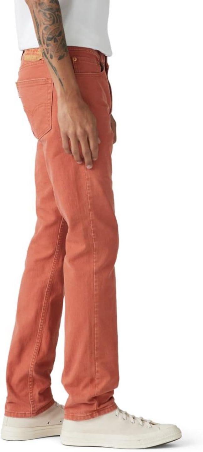 imageLevis Mens 511 Slim Fit Jeans Also Available in Big amp TallNew Etruscan Red Denim