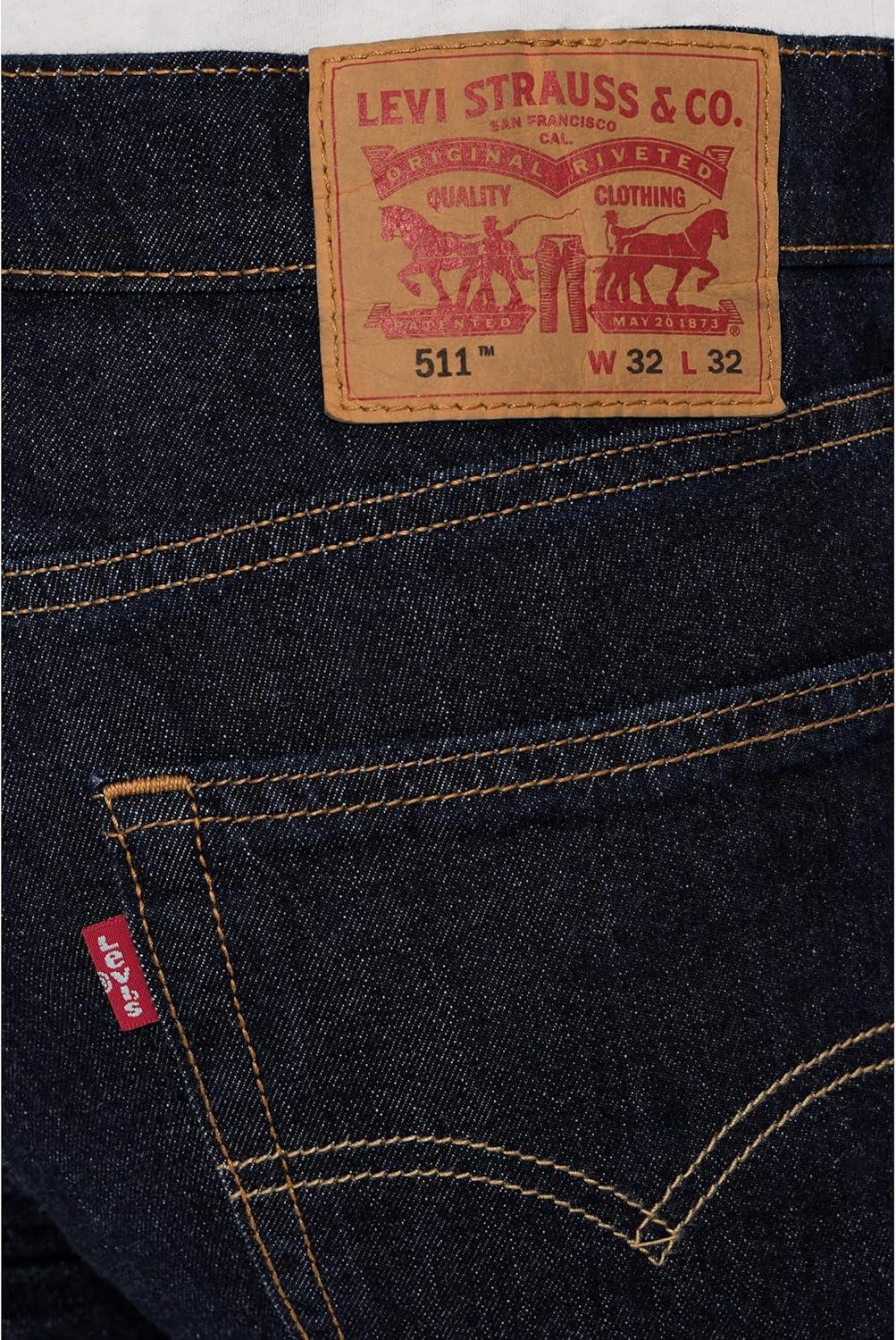 imageLevis Mens 511 Slim Fit Jeans Also Available in Big amp TallSeaside Rinse Cool