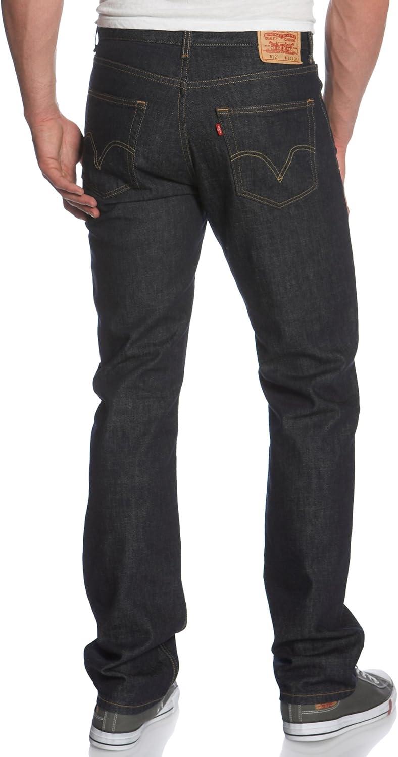 imageLevis Mens 512 Slim Taper Fit JeansClean Rinse