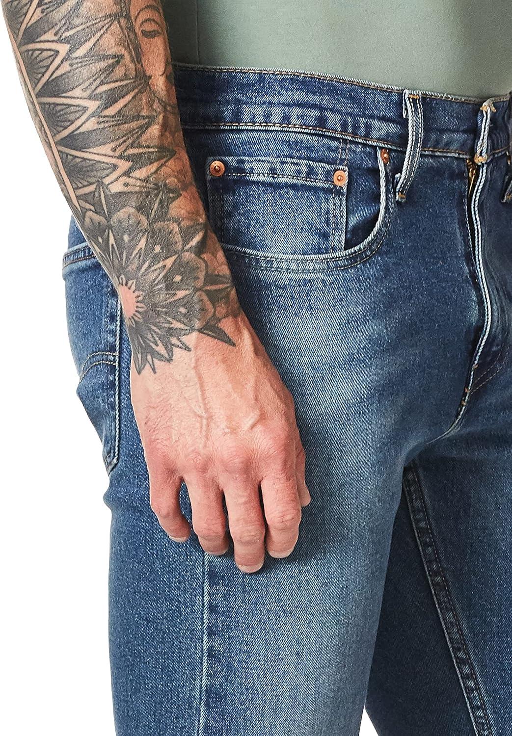 imageLevis Mens 512 Slim Taper Fit JeansGolden Overdye Stretch