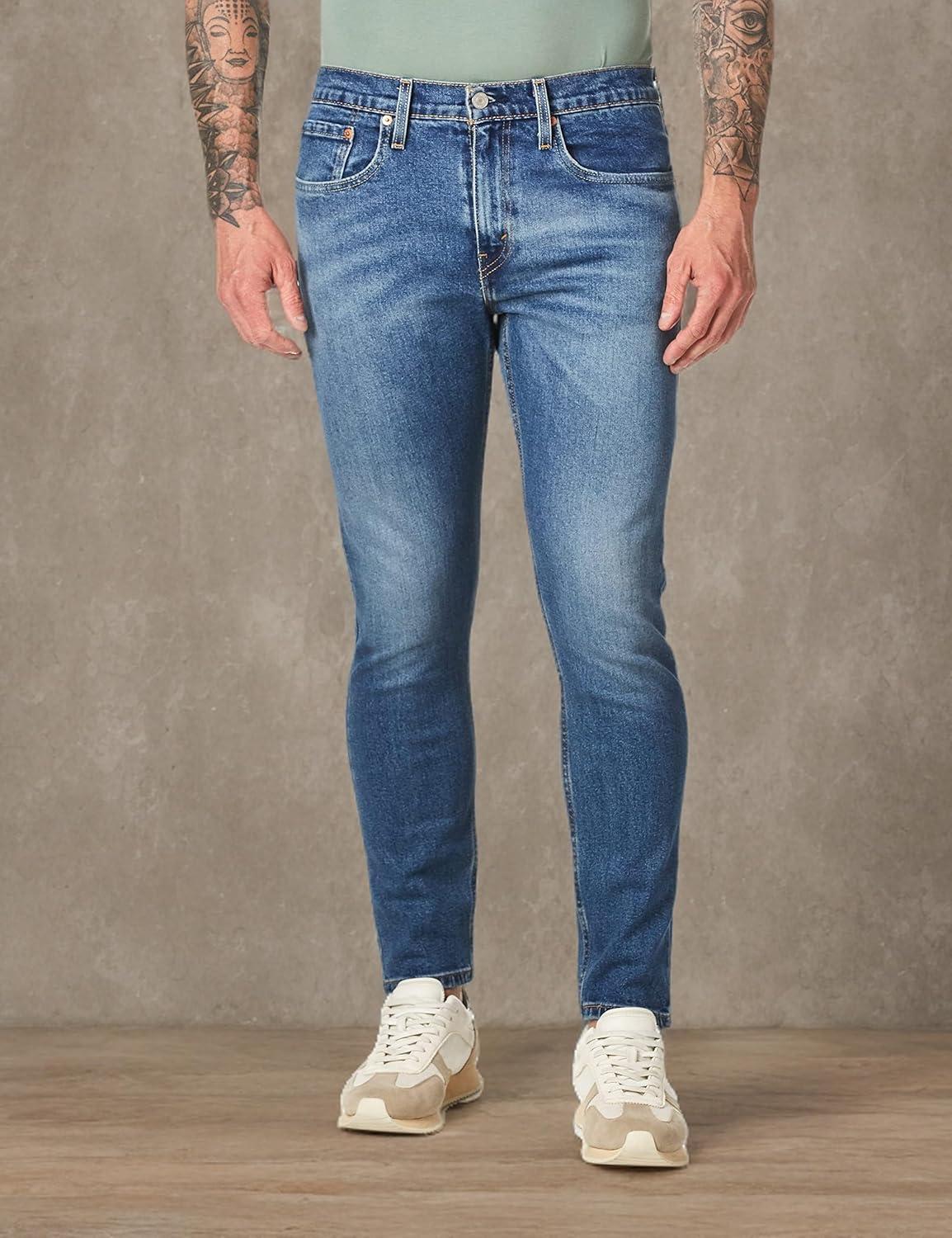 imageLevis Mens 512 Slim Taper Fit JeansNew Golden Overdye Stretch