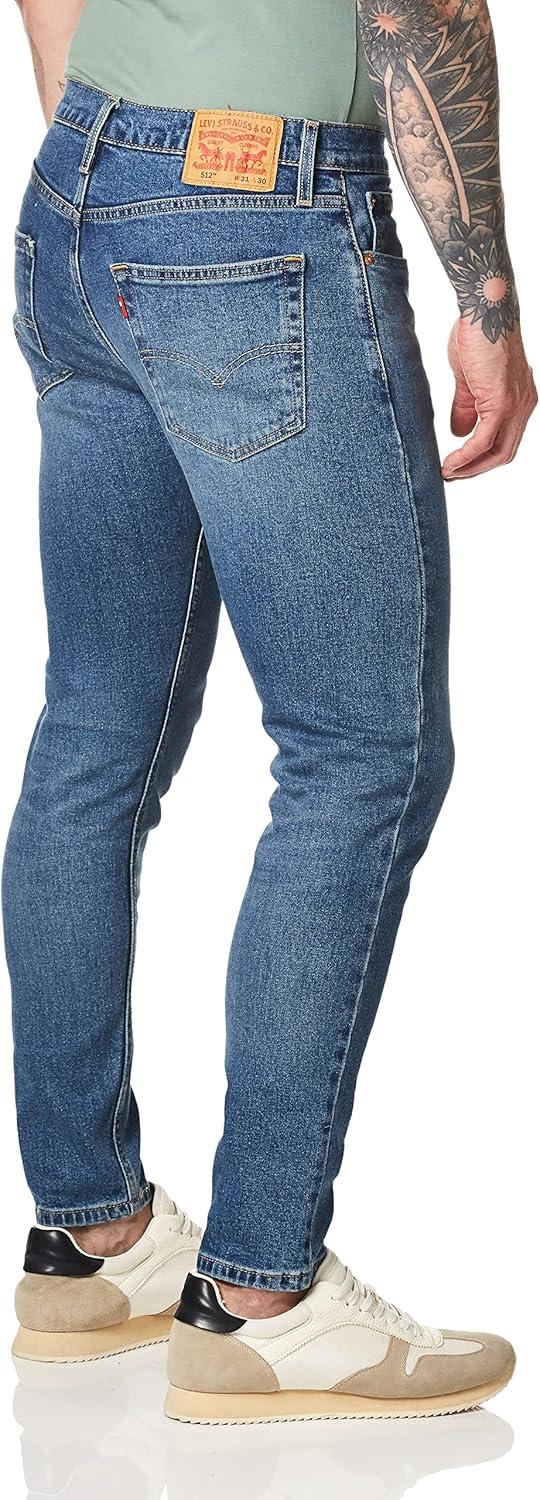 imageLevis Mens 512 Slim Taper Fit JeansNew Golden Overdye Stretch