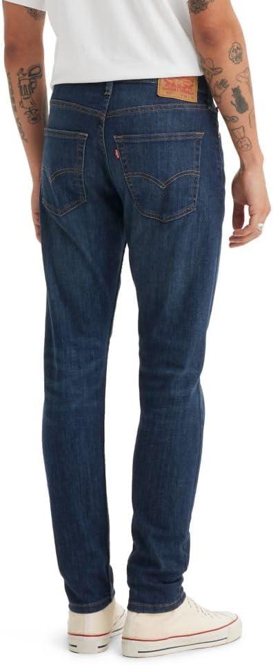 imageLevis Mens 512 Slim Taper Fit JeansNew Red Haze Indigo Stretch
