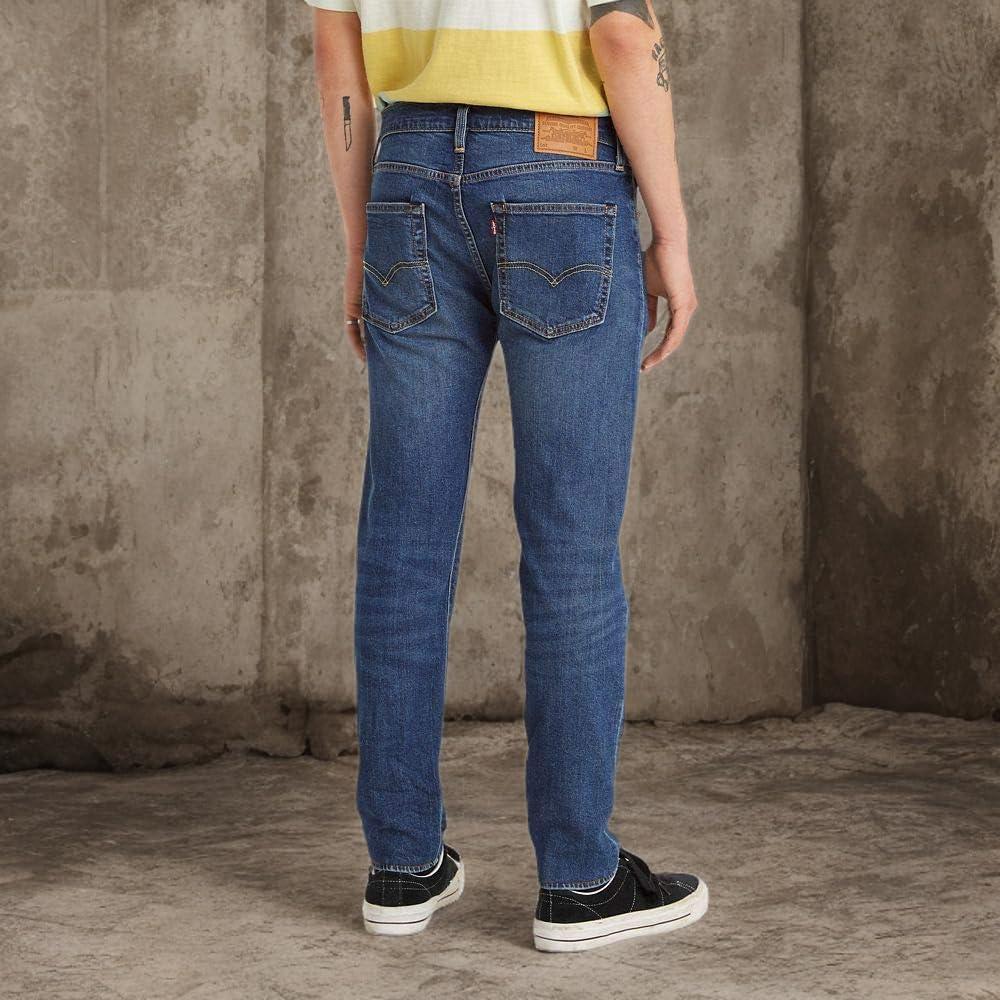 imageLevis Mens 512 Slim Taper Fit JeansNew Red Haze Indigo Stretch