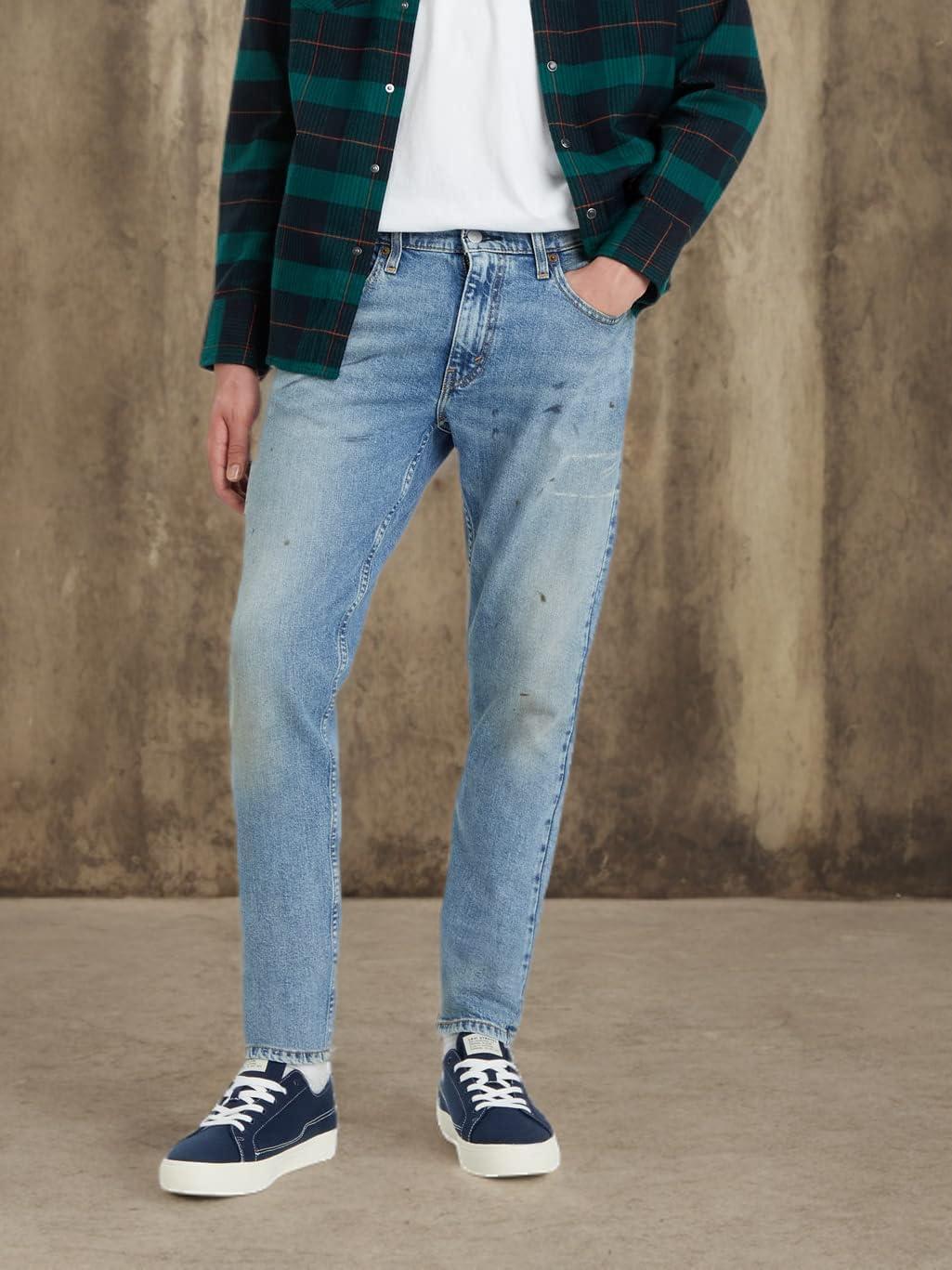 imageLevis Mens 512 Slim Taper Fit JeansNew Red Lip Batfish